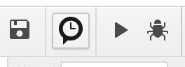 Select clock to create triggers