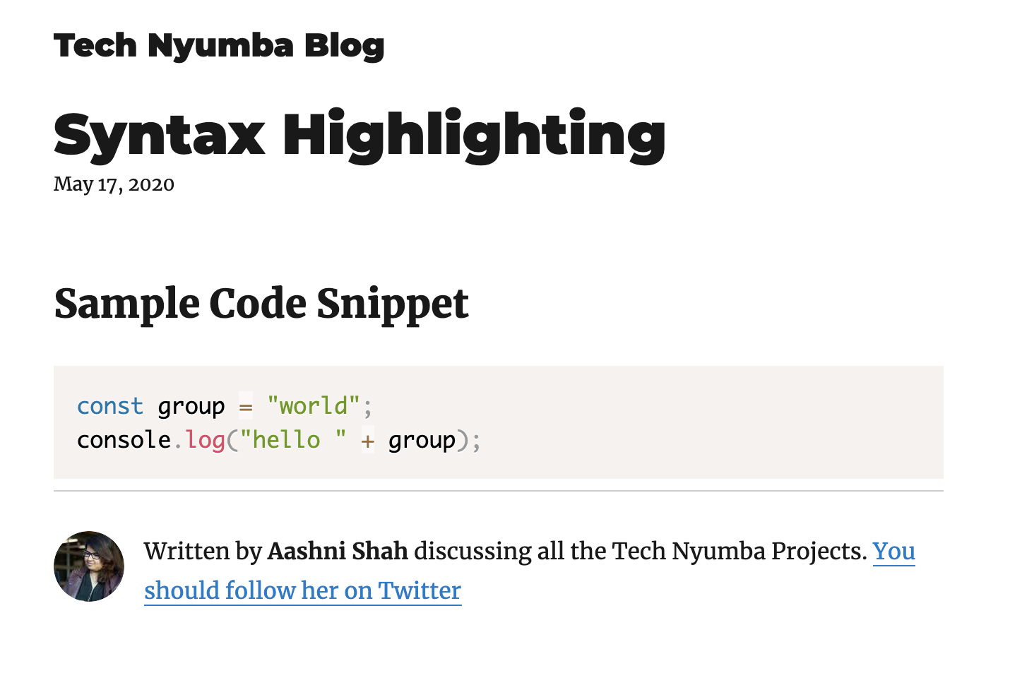 Use Custom Colors for Syntax Highlighting