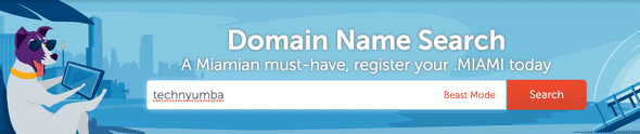Search for your domain